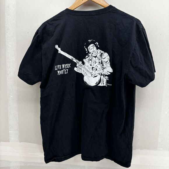 Jimmy Hendrix Back Logo La Papagayo Leucadia CA Club Shirt Size L No tags - Picture 3 of 5